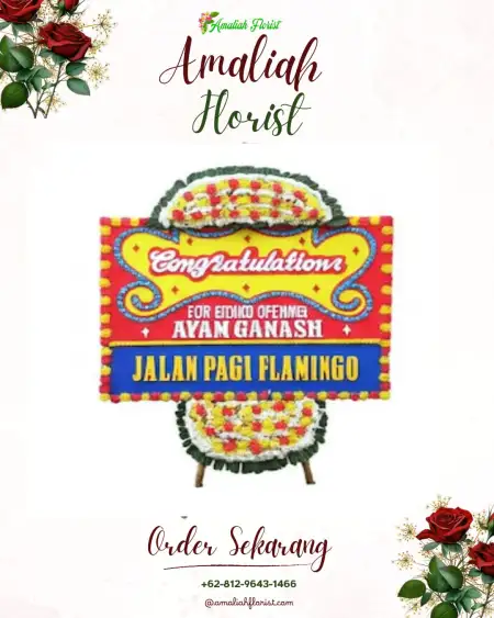 Sewa Papan Bunga Gantiwarno